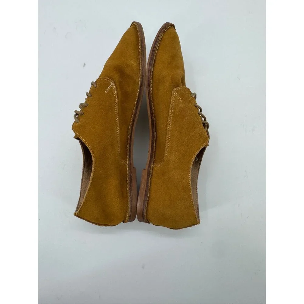 Kaanas Fiano Suede Lace up Oxford Dress Shoes Size 8